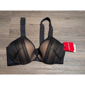 SPANX Bra-Lleujah Illusion Lace Full Coverage Bra $82‎ 34B Black Bra 30061R